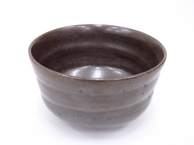 JAPANESE TEA CEREMONY / TEA BOWL CHAWAN IRON GLAZE
